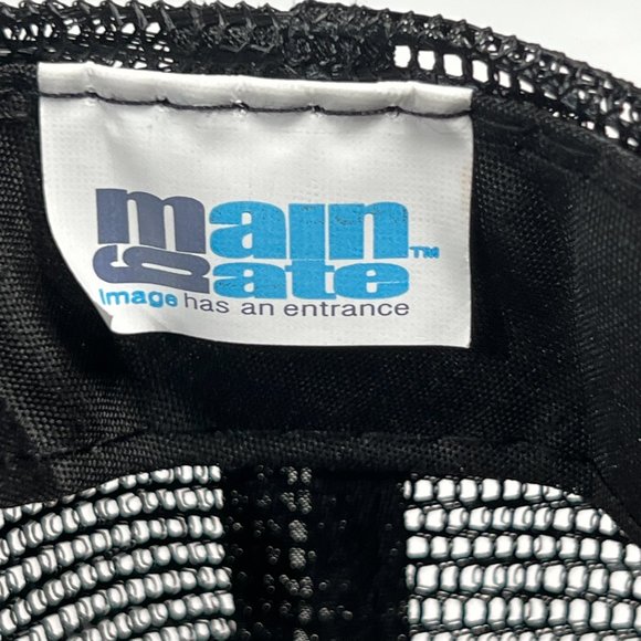 Main Gate Indiana Pacers NBA Basketball Snapback Trucker Hat Lucas Oil Gray - Picture 2 of 9